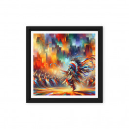 Whirl - Framed Canvas